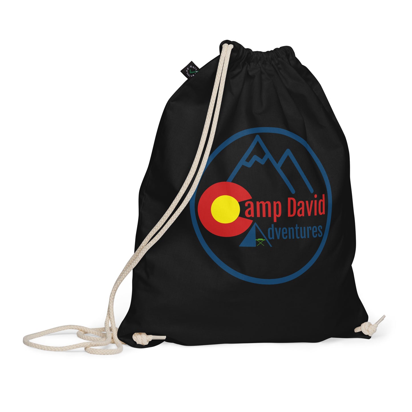 Organic cotton drawstring bag