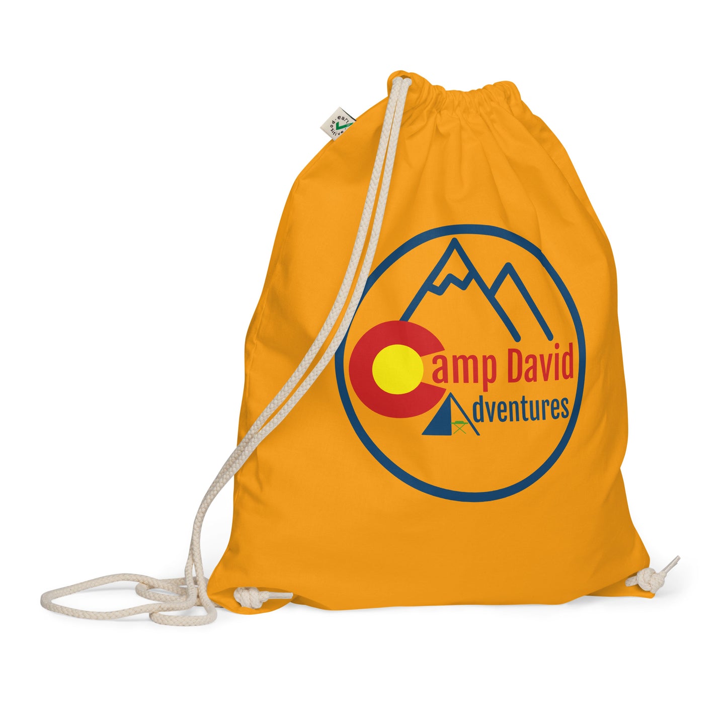 Organic cotton drawstring bag