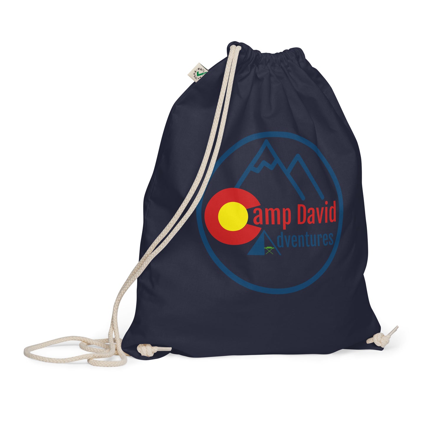 Organic cotton drawstring bag